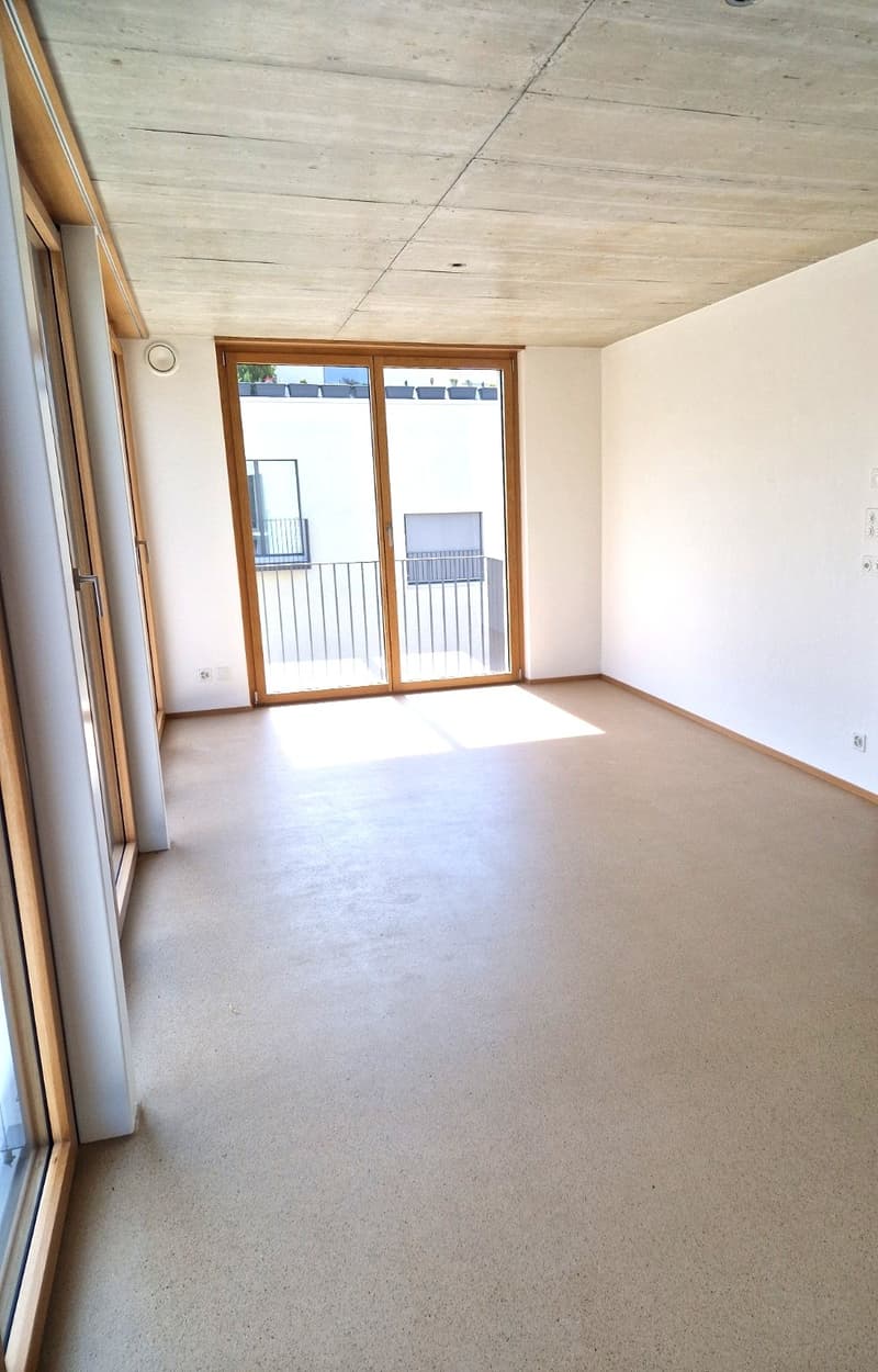 Appartamento moderno 2 locali con ampia loggia e parte di giardino in affitto a Lyss (4)