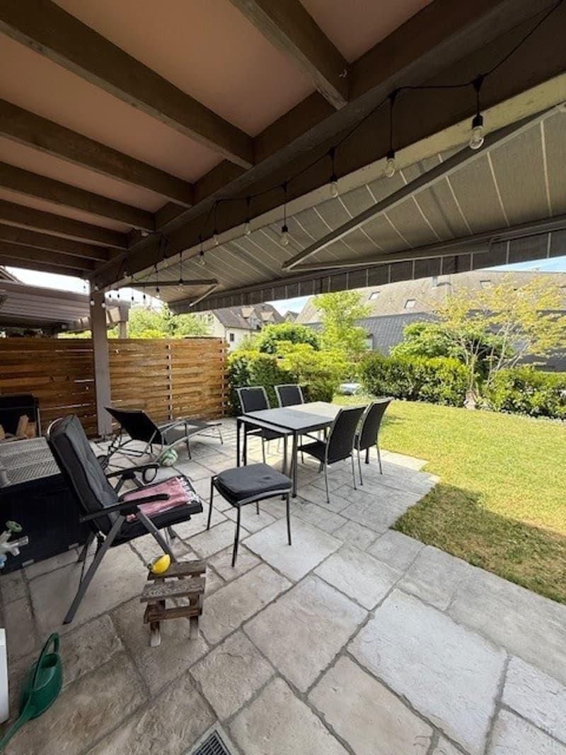 Sitzplatz gedeckt