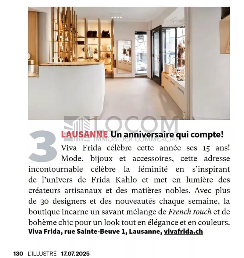 Viva Frida Lausanne ? Your business in the city center (3)
