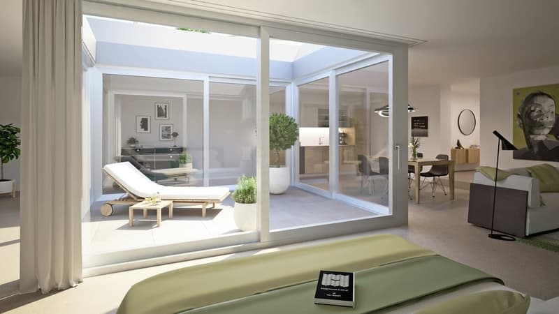Muster Patio-Wohnung
