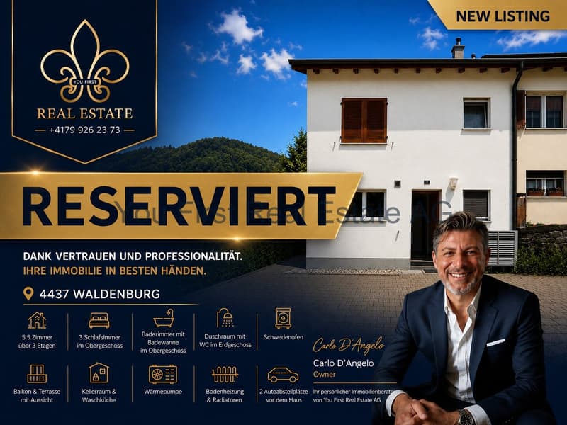 RESERVED - Charming 5.5-room corner row house with potential (1)