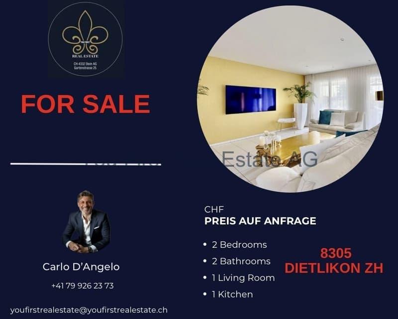 Elegant living in Dietlikon: Modern home with a distant view (1)