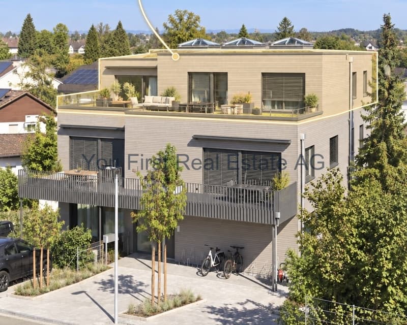 Moderne Architektur mit durchdachtem Raumkonzept über zwei Ebenen
