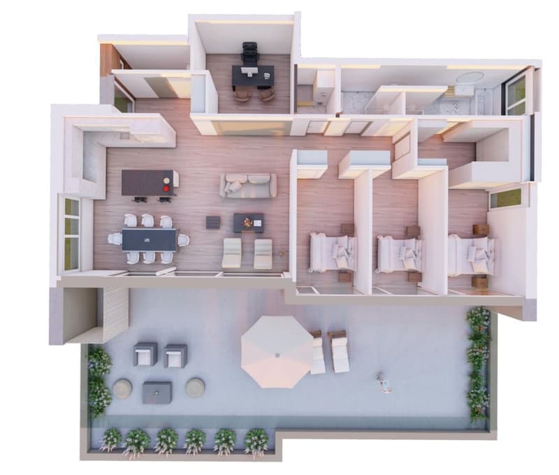 Appartamento a terrazza di 4½ locali in standard Minergie-P (21)