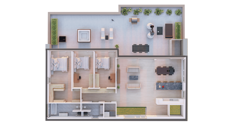 Loyer de luxe dans un immeuble neuf 2025 – 5,5 pièces avec panorama (10)