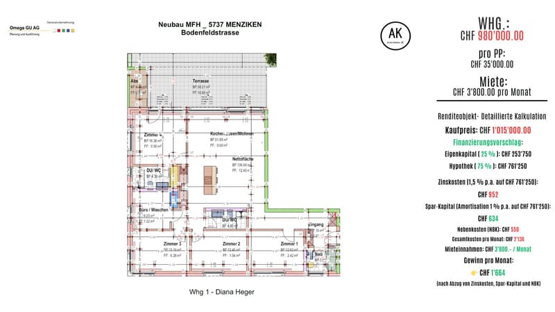 EG Terrassewohnung, Beste Angebot mit Grillplatz und, und und!! (1)