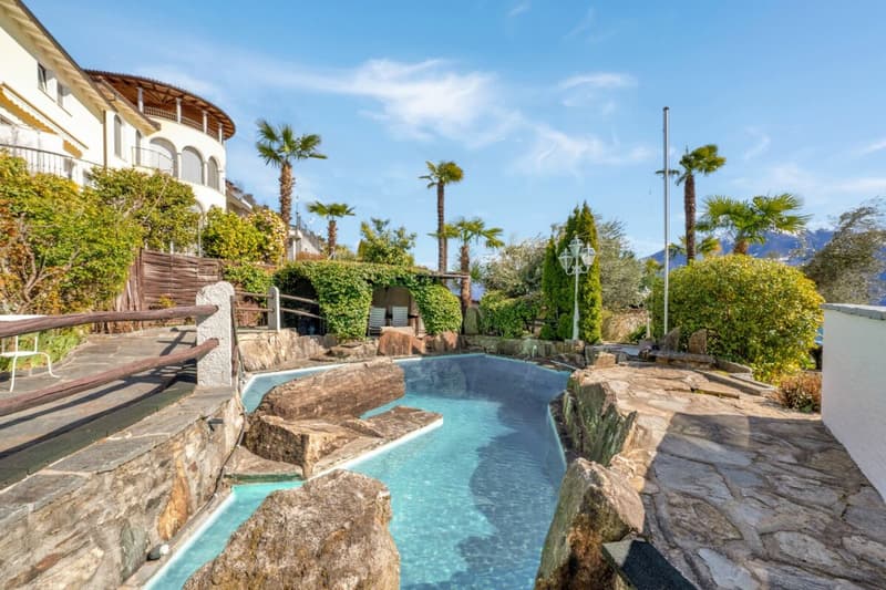 Brione sopra Minusio - Grosse Villa mit Pool (17)