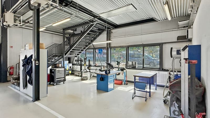Contone - Edificio commerciale con showroom in posizione strategica / Gewerbegebäude mit Showroom in bester Lage (14)
