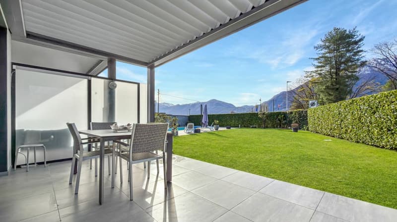 Gordola - Due case con piscina / Zwei Häuser mit Pool (18)