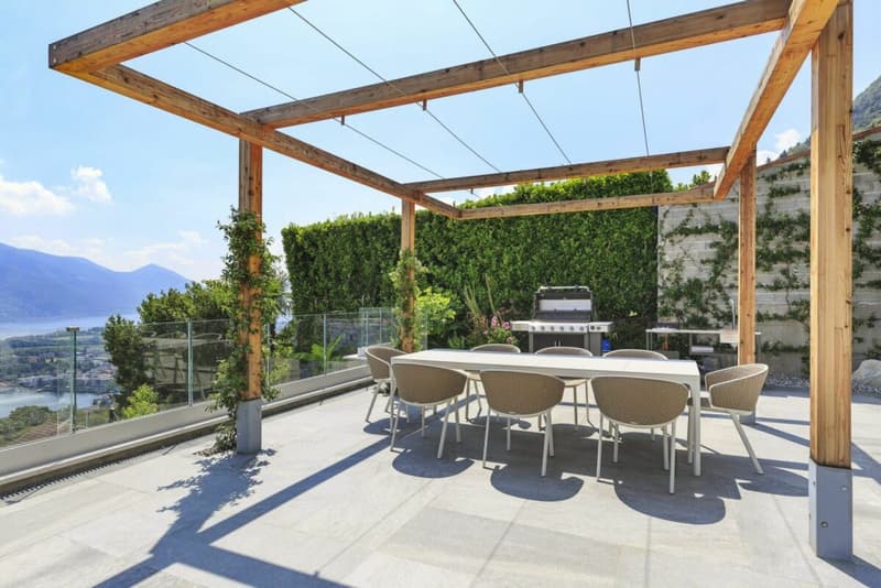 Brione sopra Minusio - Wunderschöne Gartenwohnung mit Seesicht (16)