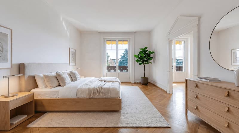 Exceptional apartment on the top floor with 2 balconies, just a stone's throw from Ouchy (6)