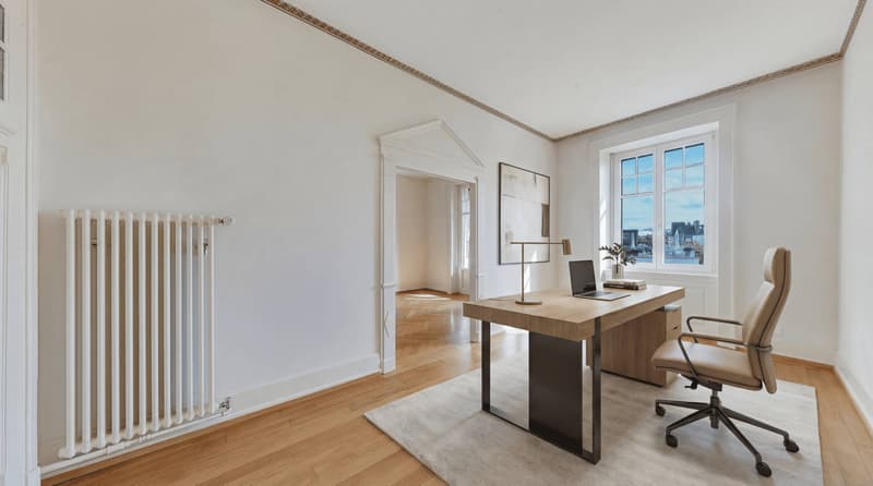 Exceptional apartment on the top floor with 2 balconies, just a stone's throw from Ouchy (7)