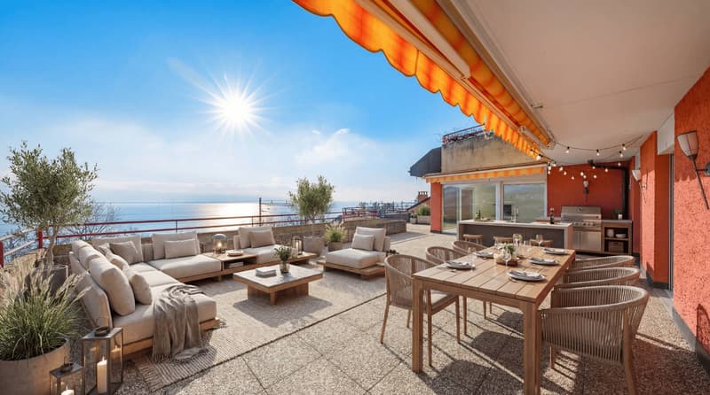 La Conversion  Espace, confort et vue panoramique sur le lac et les Alpes (5)