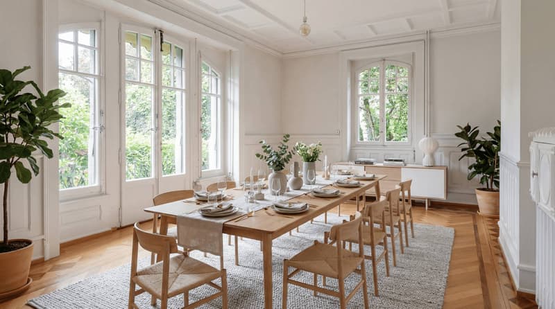 Exceptional 160 m² apartment with garden, just a stone's throw from Ouchy (4)