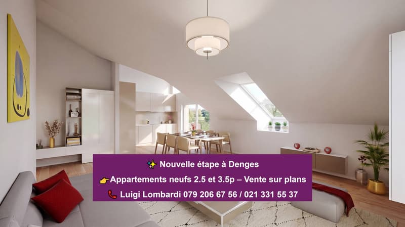 Charming 2.5-room attic apartment with 2 balconies (1)