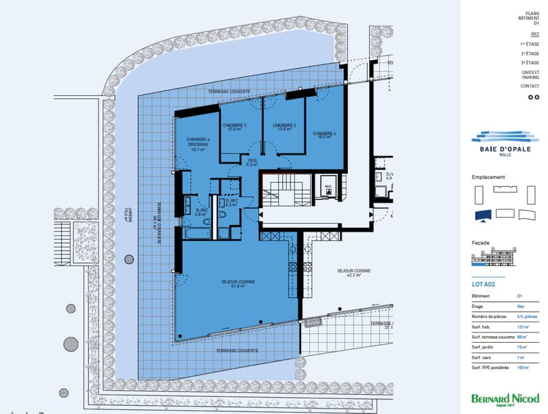 New high-standard apartment - 5.5 rooms in corner location with terrace and private garden (7)