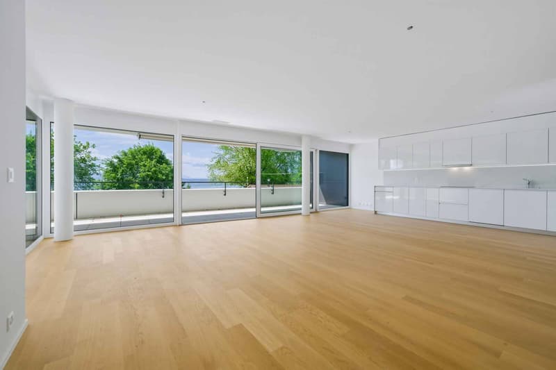 New high-standard apartment - 4.5 rooms in corner location with 76m² balcony - Lake view (1)