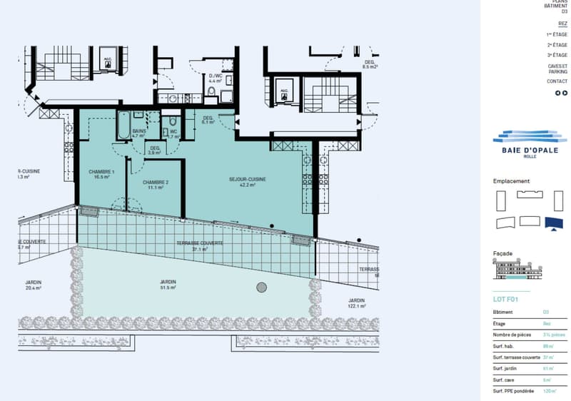 New 3.5-room apartment with terrace and private garden (5)
