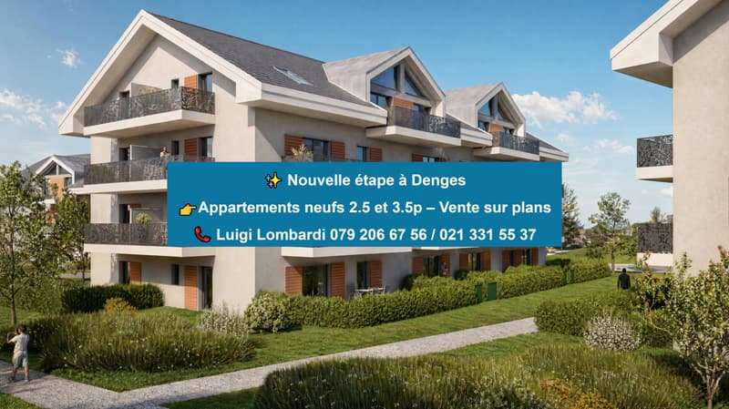 Bourg de Denges 2,5 Zimmer neu mit eigenem Garten (1)