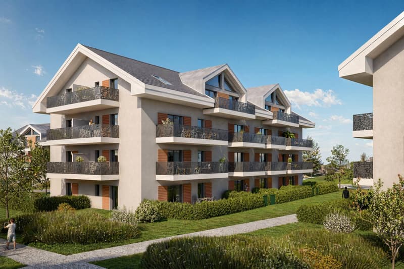 Bourg de Denges 2,5 Zimmer neu mit eigenem Garten (7)