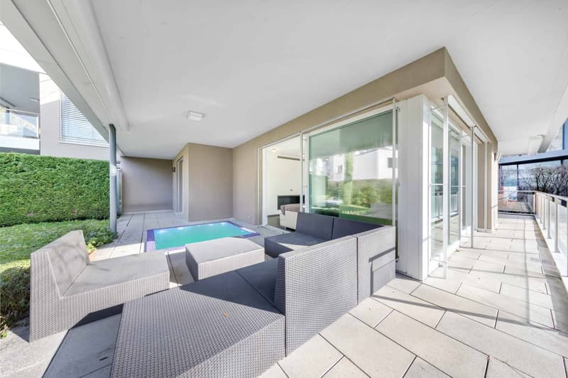 Superbe 3,5 pièces de standing avec terrasse et jardin - Disponible de suite (5)