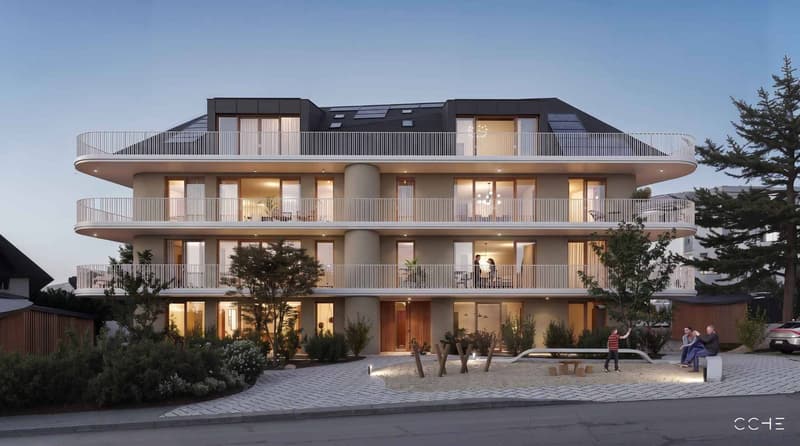 Appartement neuf de 3.5 pièces au dernier étage avec balcon et jardin privatif (7)