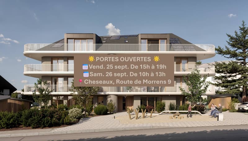 Appartement NEUF de 4.5 pièces au 1er étage avec spacieux balcon et jardin privatif (1)
