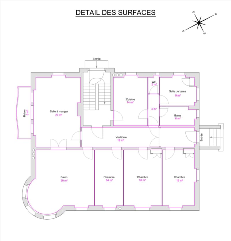 Exceptional Haussmannian apartment of 155m2 with garden. (12)