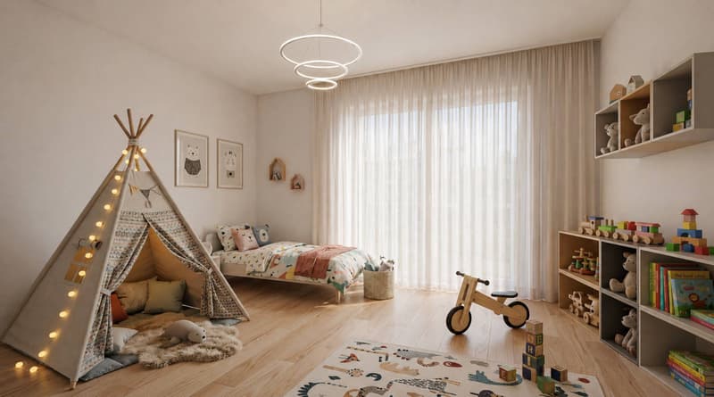 New 3.5-room apartment on the ground floor with terrace. (5)