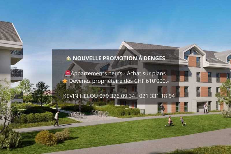 Apartment 2.5 rooms with balcony. Finishes to the buyer's liking! (1)