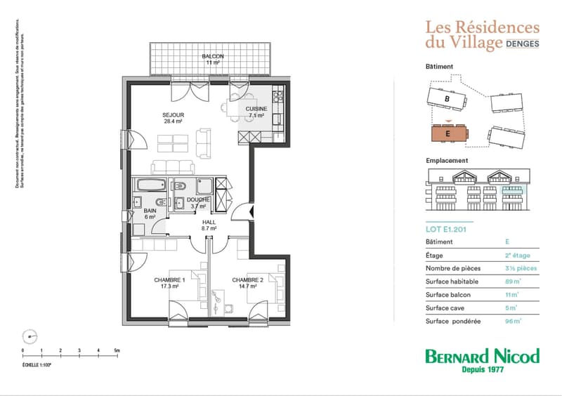 New promotion in Denges: 3.5-room apartments (6)