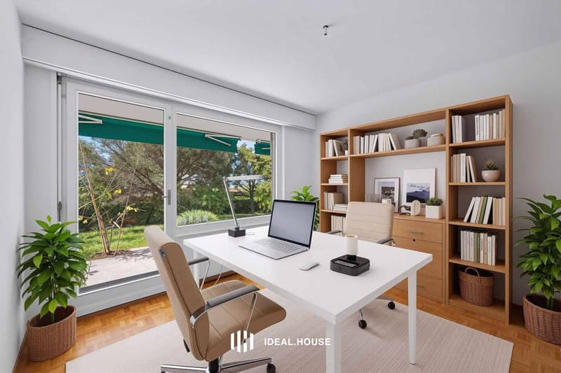 Spacious 4.5-room apartment with garden in Pully (10)