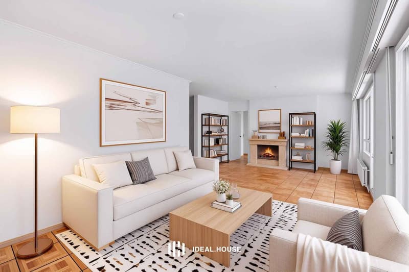 Spacious 4.5-room apartment with garden in Pully (4)