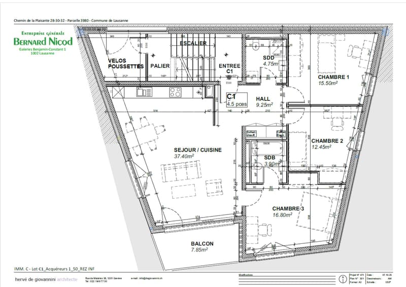 New residence in Chailly! 4.5-room apartment with south-facing balcony (5)
