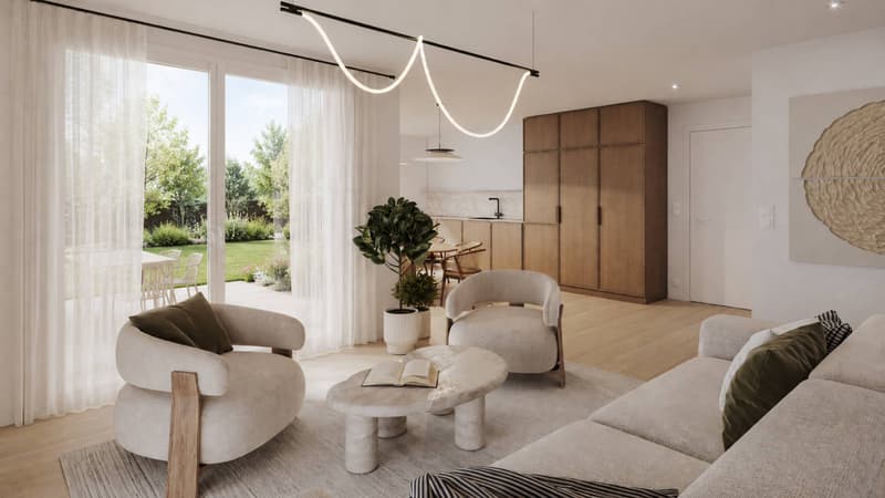 Apartment with 4.5 rooms and large garden of 140m2 (3)