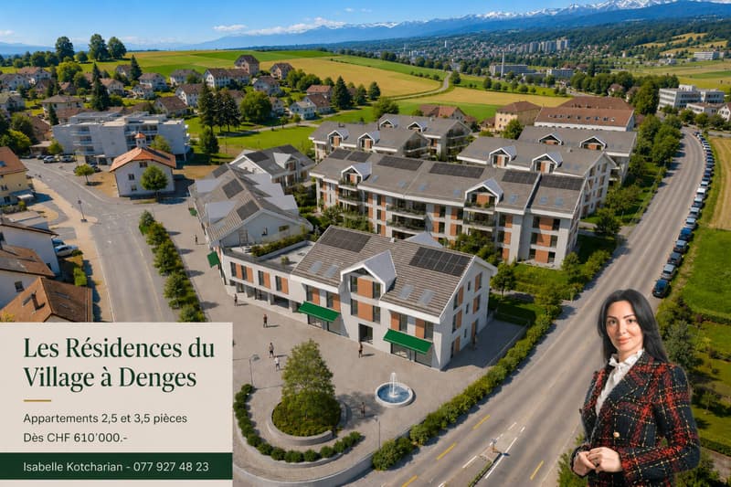 Denges - Rez-de-jardin de 3.5 pièces - 88 m² avec terrasse et jardin de 28 m² (1)