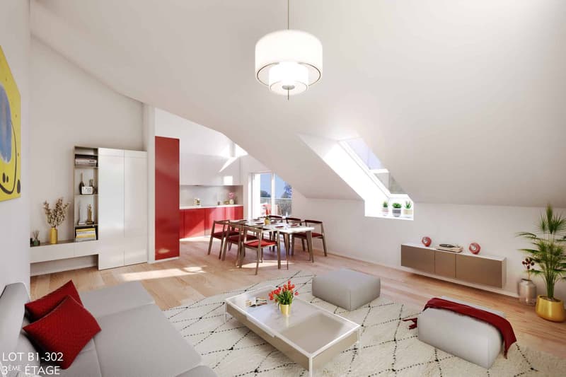 Appartement de 2,5 pièces avec balcon  Idéal pour un investissement (2)