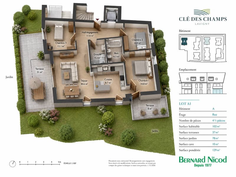 Nouvelle Promotion! Appartements de 3.5 à 5.5 pièces avec terrasses et balcons (1)