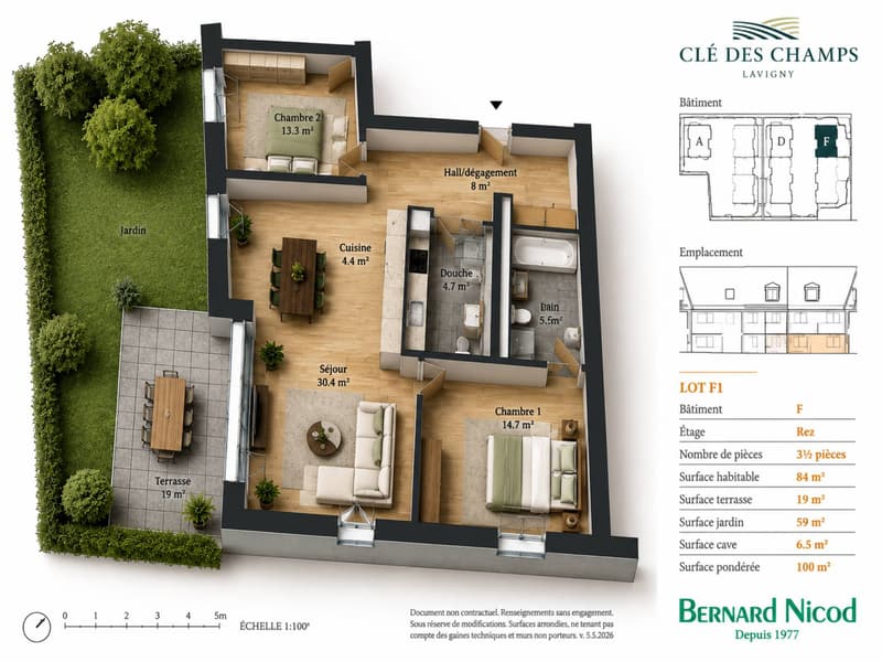 Nouvelle Promotion! Appartements de 3.5 à 5.5 pièces avec terrasses et balcons (1)