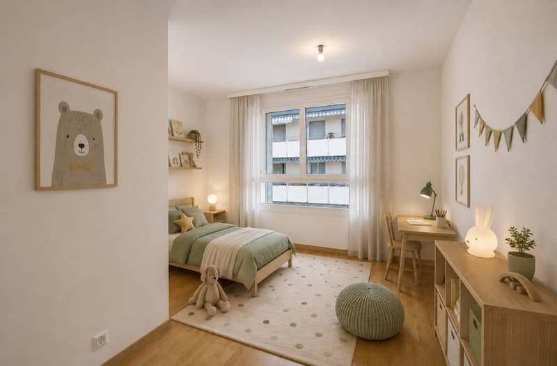 Appartement lumineux de 3,5 pièces. Proche de toutes commodités. (8)