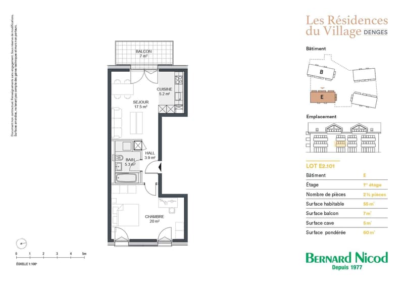 Nouvelle promotion ! Appartement de 2,5 pièces idéalement situé. (8)