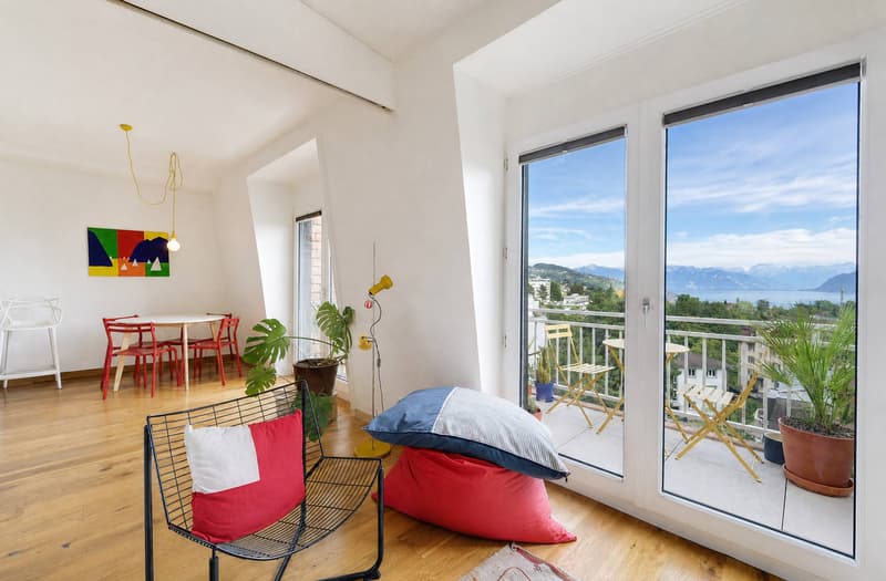 Charmant studio en attique avec vue sur le Lac ! (6)