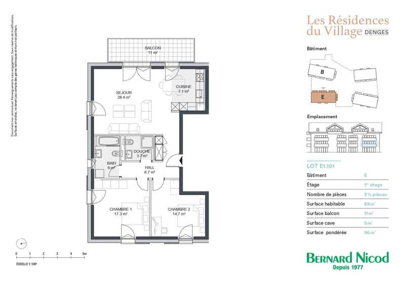 Nouvelle promotion ! Appartement spacieux de 3,5 pièces (5)