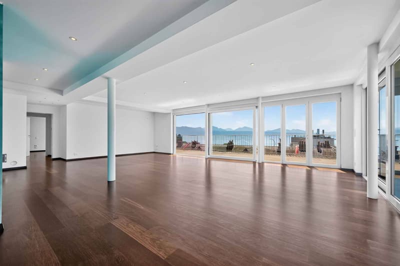 Wohnung 3,5 Zimmer mit hohem Standard und atemberaubendem Blick auf den Genfersee (1)
