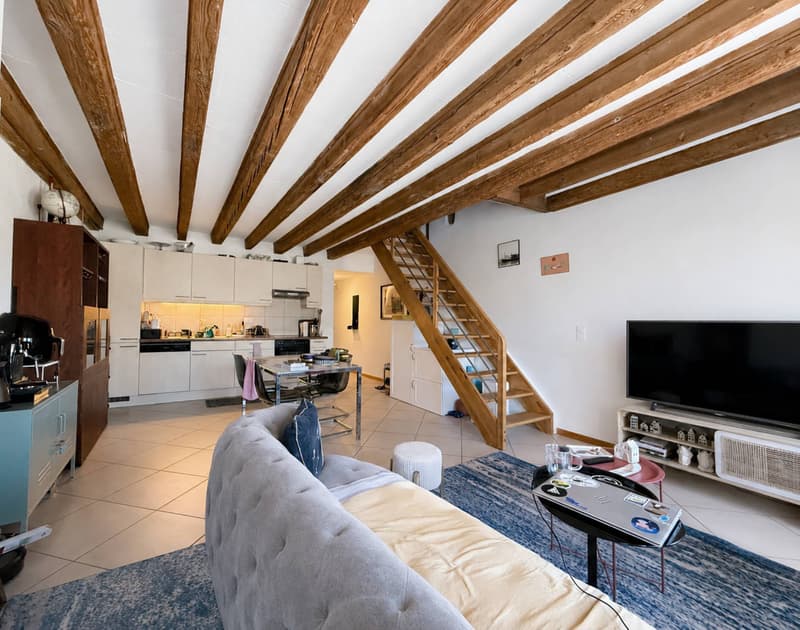 Duplex di 2,5 locali nel centro città con terrazza (4)