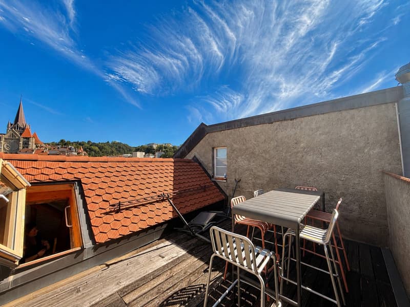 Duplex di 2,5 locali nel centro città con terrazza (1)