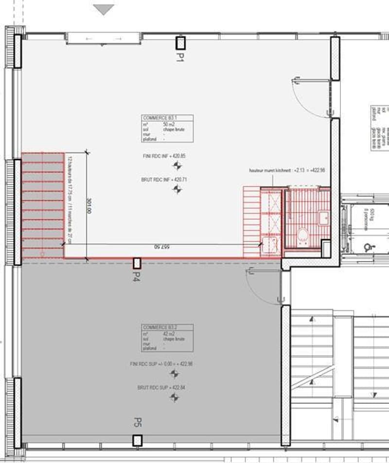 Unique and bright space of 99 m2 on 2 levels: ideal for studio, showroom, office or more! (8)