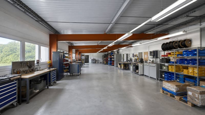 Fläche für Atelier-Showroom ideal in der Peripherie von Bussigny gelegen (1)