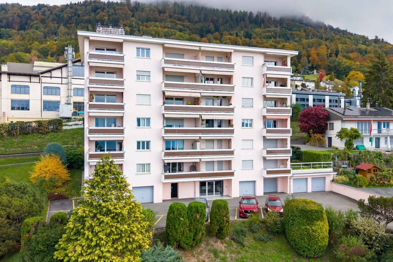 Charmant appartement meublé avec balcon et vue sur le lac (2)