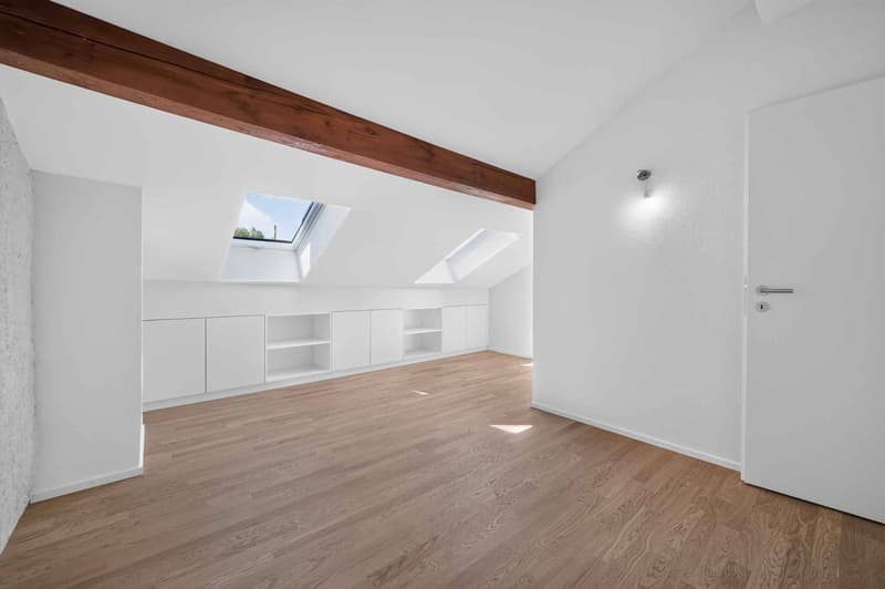 Magnifique duplex avec mezzanine et poutres apparentes (7)